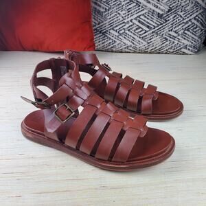 TIME AND TRU | Gladiator Style | Brown | Sandals | Size 8